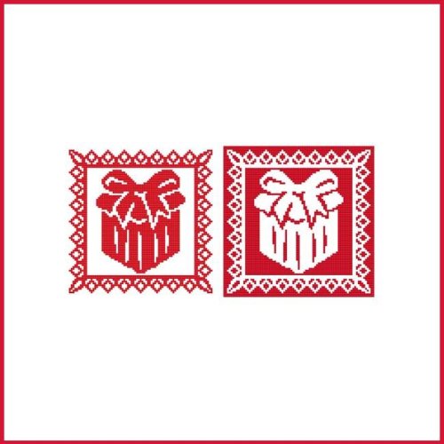 (image for) Christmas Stencil Ornament - Present